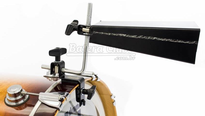 Clamp Torelli TA421 para Fixar Cowbell, Percussão e Acessórios no Bumbo