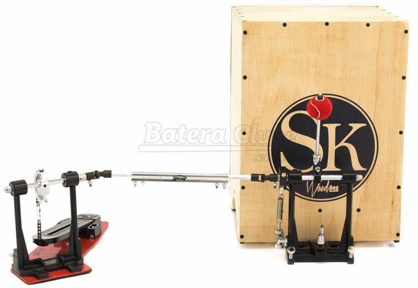 Pedal de Cajón Bauer TPC18 com Acionamento por Eixo Cardã e Batedor Extra Macio