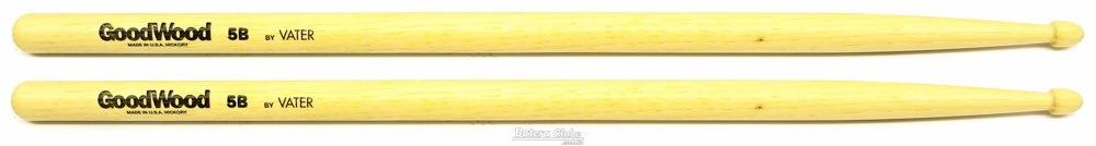 Baqueta Vater Goodwood Hickory GW5BW Padrão 5B Clássica Made in USA