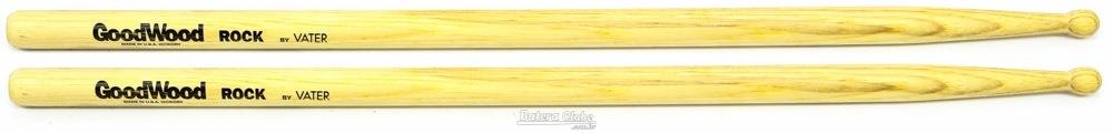 Baqueta Vater Goodwood Hickory GWRW Rock Padrão entre 2B e 5B mais comprida Made in USA