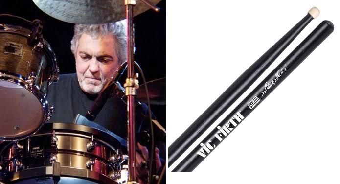 Baqueta Vic Firth Signature Steve Gadd SSG Preta Padrão 5A (1767) em American Hickory