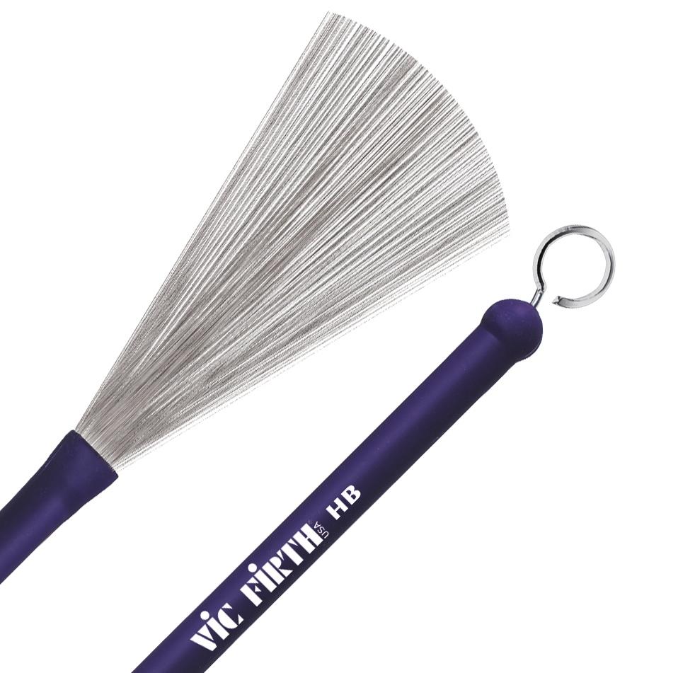 Vassourinha Vic Firth Heritage Brush Light com Cerdas Retráteis (6088)
