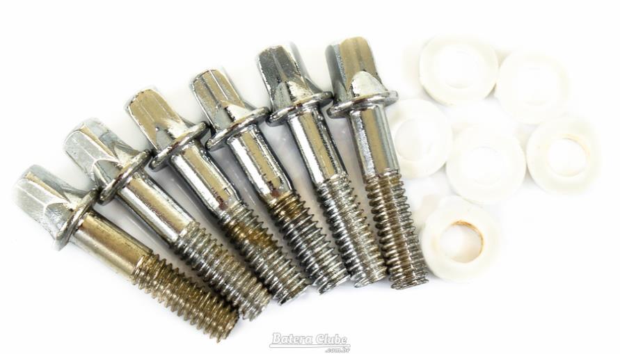 Parafusos de Afinação Torelli TA071 com 22mm (2,2cm) para Tons e Caixas Kit com 6 Unidades