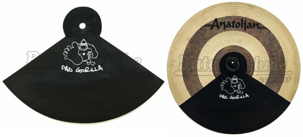 Abafador de Prato Gorilla AP14 para Pratos de 14" e Chimbal 13" a 16" Modelo Emborrachado