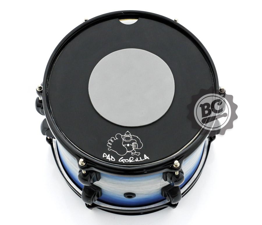 Abafador Gorilla AG10C para Tons de 10" Cinza Modelo Emborrachado Compatível como Pad de Estudo