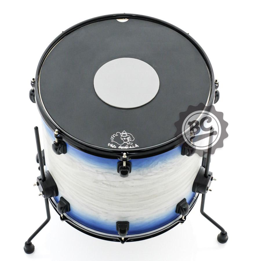 Abafador Gorilla AG18C para Tons de 18" Cinza Modelo Emborrachado Compatível como Pad de Estudo