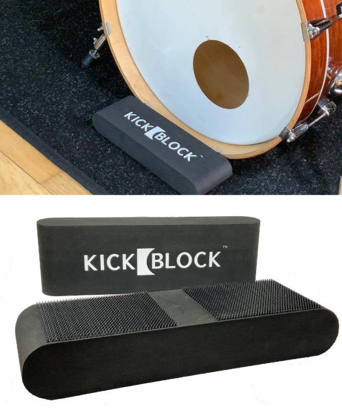 Trava de Bumbo KickBlock Stage Black para brecar o bumbo no tapete e evitar deslizamentos