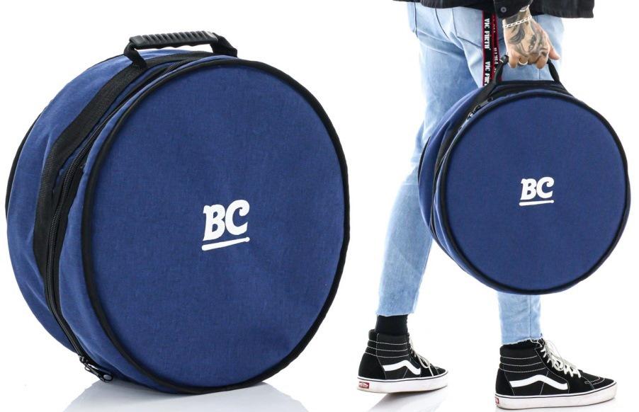 Bag de Caixa Batera Clube BC The Jeans Azul para caixas de 14" e 13" até 6,5" profundidade Semicase