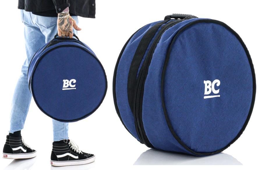 Bag de Caixa Batera Clube BC The Jeans Azul para caixas de 14" e 13" até 8" profundidade Semicase
