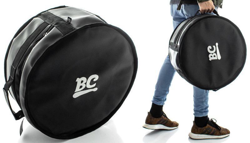 Bag de Caixa Batera Clube Eco Couro Black (Saldão) Caixas 14" ou 13" até 7" de Profundidade