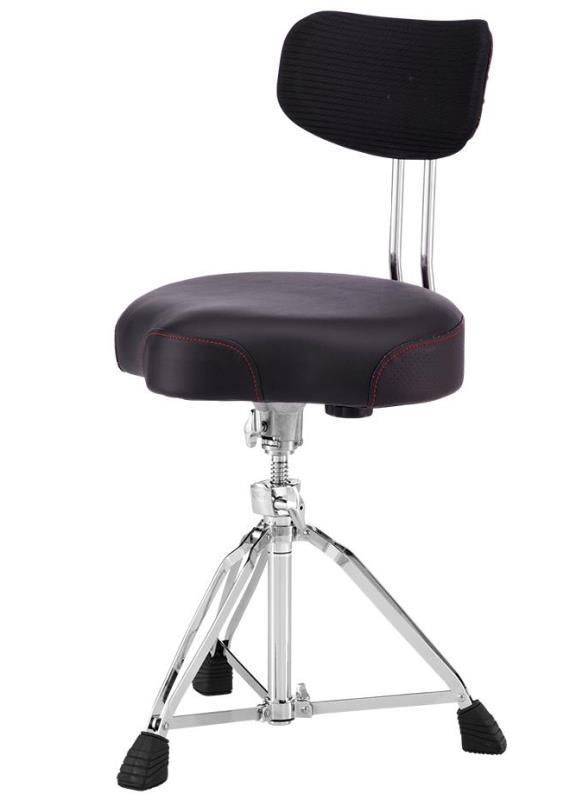 Banco Pearl Roadster Throne D-3500BR com Encosto, Assento Selim e Ajuste Espiral Padrão Top Novo