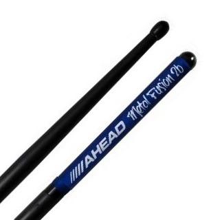 Baqueta Ahead Drumsticks Metal Fuse 2B MF-2B (Padrão 5B / 2B) em Poliuretano e Base de Alumínio