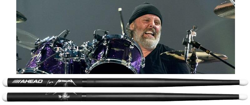 Baqueta Ahead Drumsticks Signature Lars Ulrich "Scary Guy" LU-SG (Padrão 5B) Poliuretano