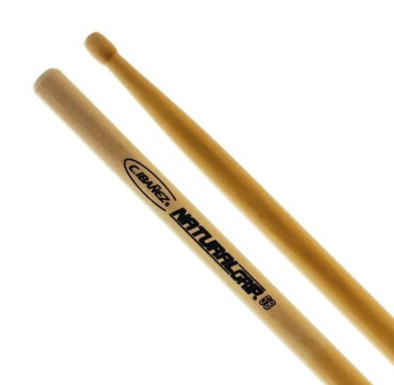 Baqueta C. Ibañez Premium Series NaturalGrip 5BNG Padrão 5B Punho em Madeira Natural Antiderrapante