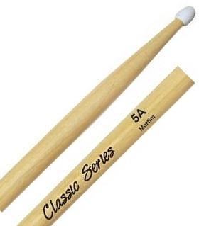 Baqueta Liverpool Classic Series Marfim Nylon (Padrão 5A) LL-5AN Ponta de Nylon