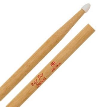 Baqueta Liverpool Eco Abiurana Padrão 5B EB-5BN com Ponta de Nylon Exotic Brazilian Hardwood (10282)