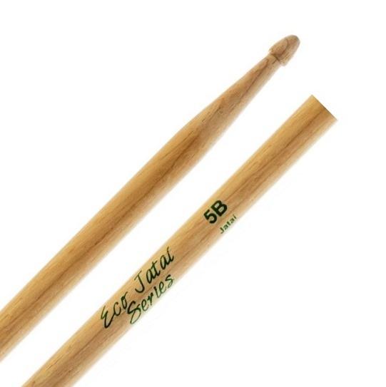 Baqueta Liverpool Eco Jataí Padrão 5B EJA-5BM com Ponta de Madeira Exotic Brazilian Hardwood (22510)