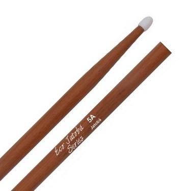 Baqueta Liverpool Eco Jatobá Padrão 5A EJ-5AN com Ponta de Nylon Exotic Brazilian Hardwood (10071)