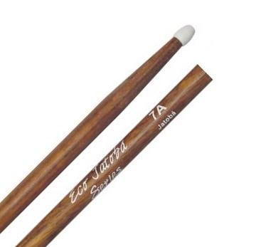 Baqueta Liverpool Eco Jatobá Padrão 7A EJ-7AN com Ponta de Nylon Exotic Brazilian Hardwood (10070)