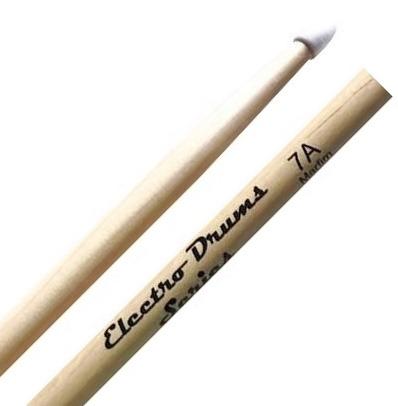 Baqueta Liverpool Electro Drums (Padrão 7A) ELD7AN Ponta de Nylon Especial para Bateria Eletrônica