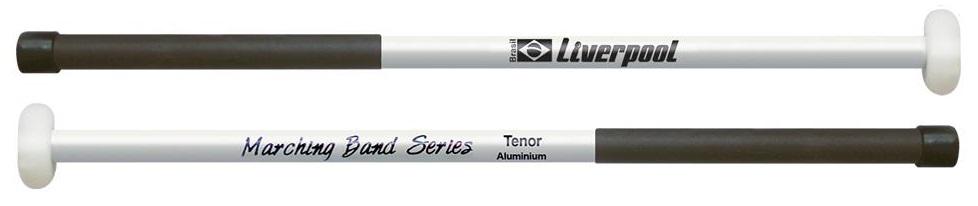 Baqueta Liverpool Marching Band Series Tenor Nylon com Cabo de Alumínio BF-TEN com Ponta de Nylon
