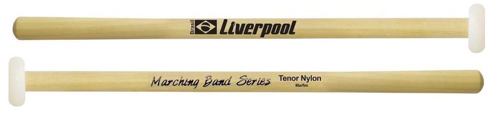 Baqueta Liverpool Marching Band Series Tenor Nylon Marfim BF-TENNY com Ponta de Nylon