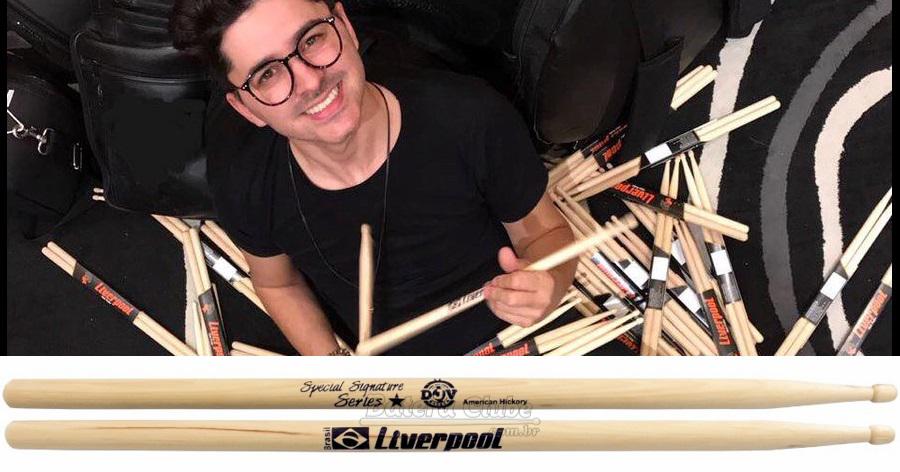 Baqueta Liverpool Special Signature Hickory DJV Diego Jean Vicente (Padrão 5A Comprida) EX-217