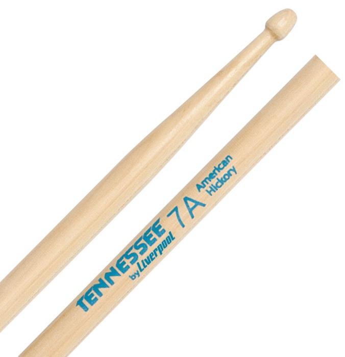 Baqueta Liverpool Tennessee American Wood Hickory (Padrão 7A) TNHY-7AM Ponta de Madeira