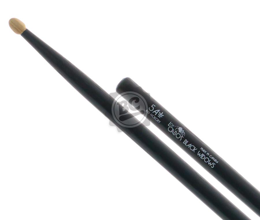 Baqueta Los Cabos Red Hickory 5A Clássica Black Widows (Padrão 5A) Made in Canada (Liquidação)