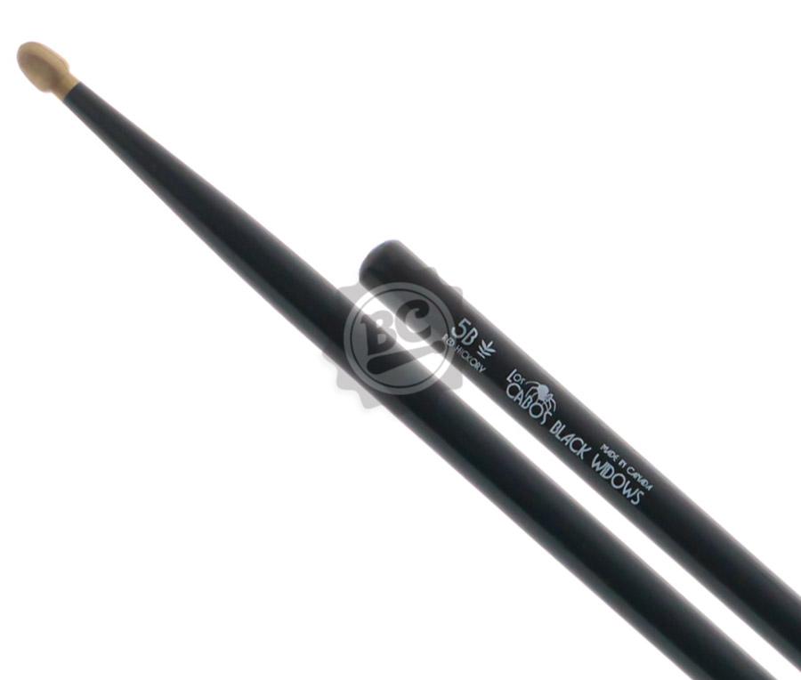 Baqueta Los Cabos Red Hickory 5B Clássica Black Widows (Padrão 5B) Made in Canada (Liquidação)
