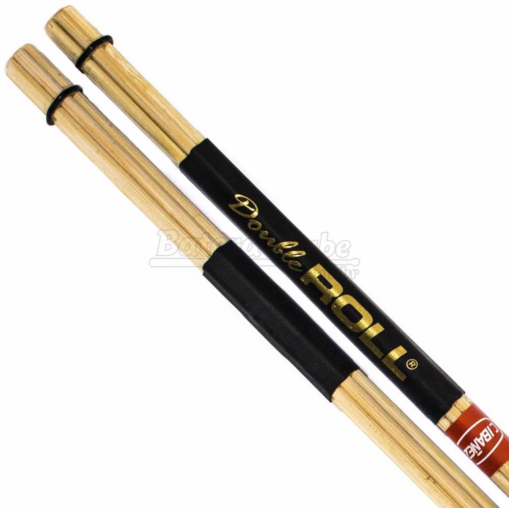 Baqueta Rod C. Ibañez Acoustic Double Roll Jazz (Silenciosa) Toque com Volume Mais Controlado