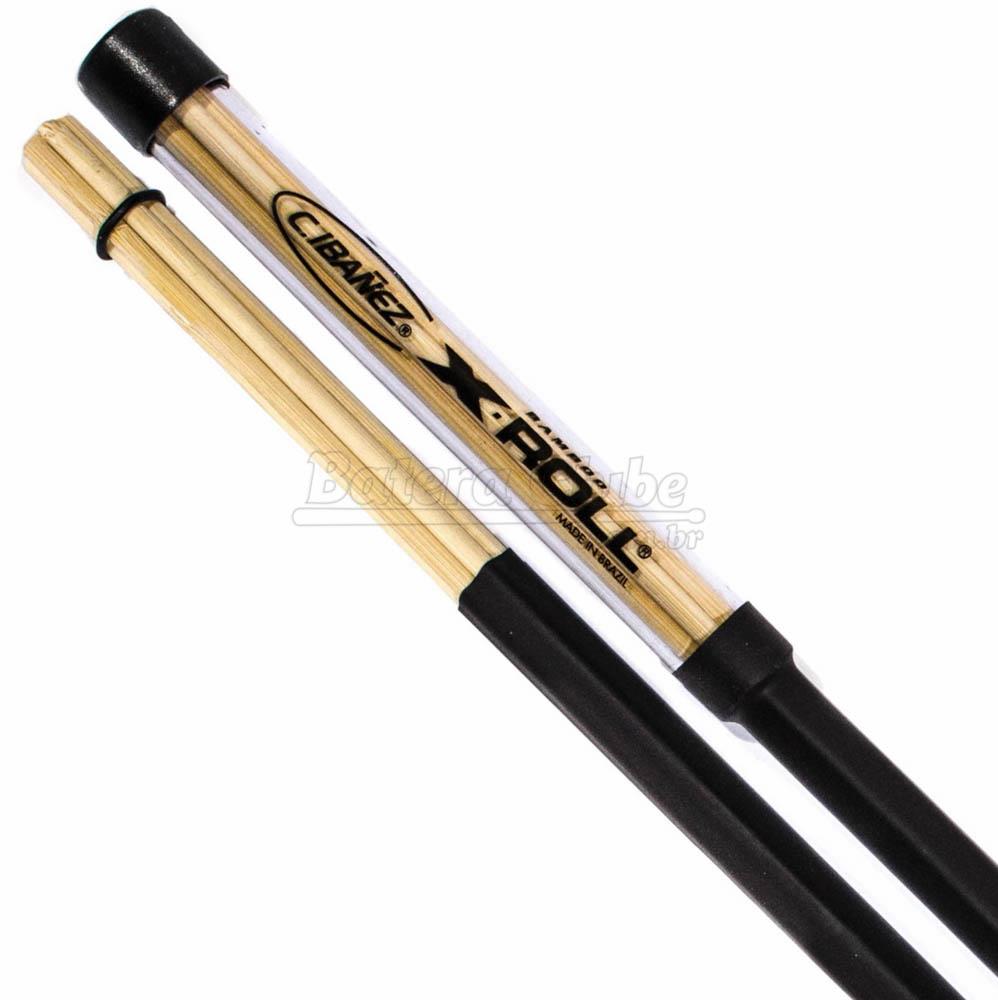 Baqueta Rod C. Ibañez Acoustic X-Roll (Silenciosa) Toque com Volume Mais Controlado
