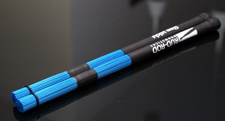 Baqueta Rod Rud-Rod Drumsticks Slam Sticks SS079 (Silenciosa) mais resistente com cerdas grossas