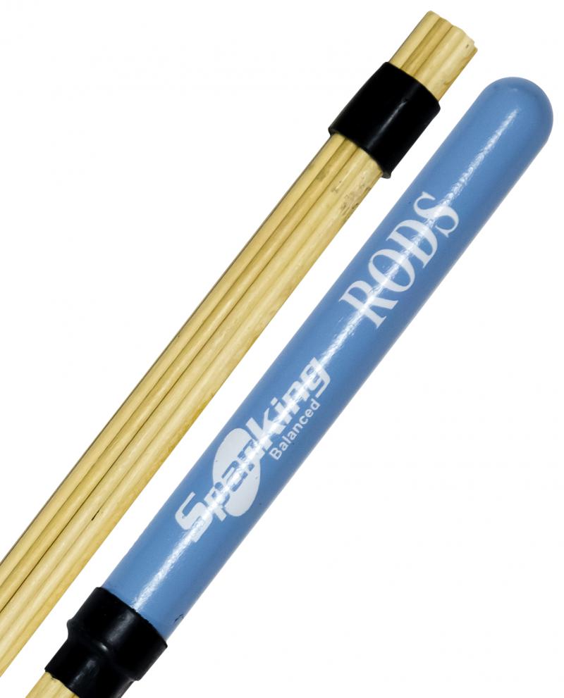 Baqueta Rod Spanking by Zellmer Linha Rods Colorida Azul (4110AZ) para tocar com volume mais controlado