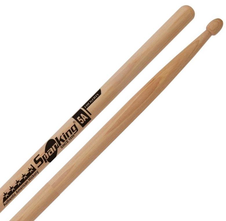 Baqueta Spanking by Zellmer American Hickory Padrão 5A Clássica (177) 1ª linha padrão top da marca