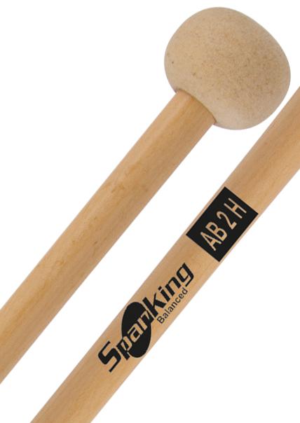 Baqueta Spanking by Zellmer Linha Drums Corp AB2H para Bumbo de 16" a 18" (113701) Marching Band