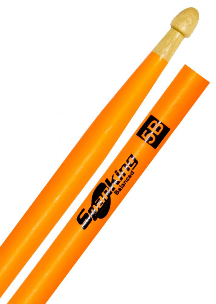 Baqueta Spanking by Zellmer Linha Luminosa 5B Clássica Laranja Fluorescente (110892)