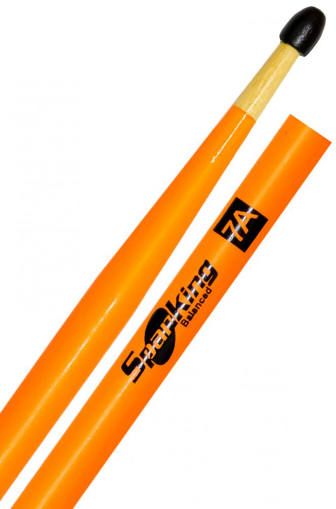 Baqueta Spanking by Zellmer Linha Luminosa 7A Clássica Laranja Fluorescente com Ponta de Nylon (110889)