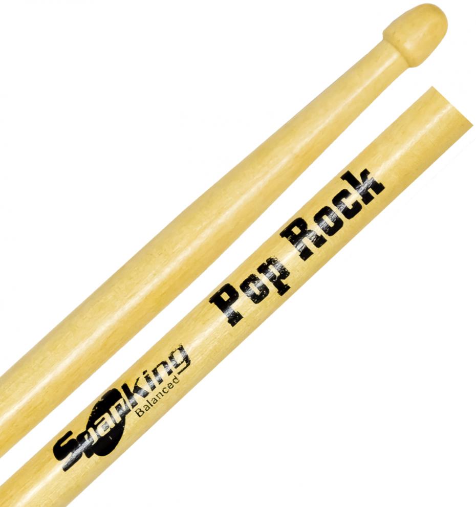 Baqueta Spanking by Zellmer Linha Natural Pop Rock Padrão 5A Comprida (110708)