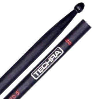 Baqueta Techra Hammer Of The Gods 2B Alta Durabilidade Fibra de Carbono Italiana dura até 6x mais
