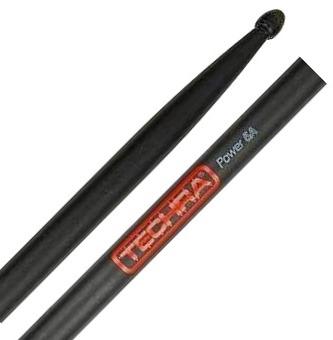 Baqueta Techra Power 5A Fibra de Carbono Italiana dura muito mais que madeira mesmo timbre