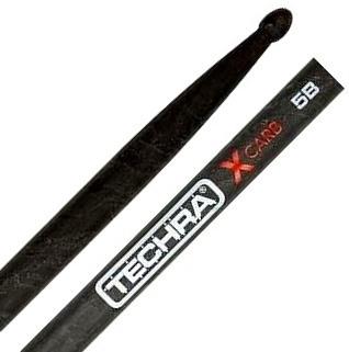 Baqueta Techra XCarb 5B Mais Leve e Mais Rápida Fibra de Carbono Italiana dura 4x mais que madeira