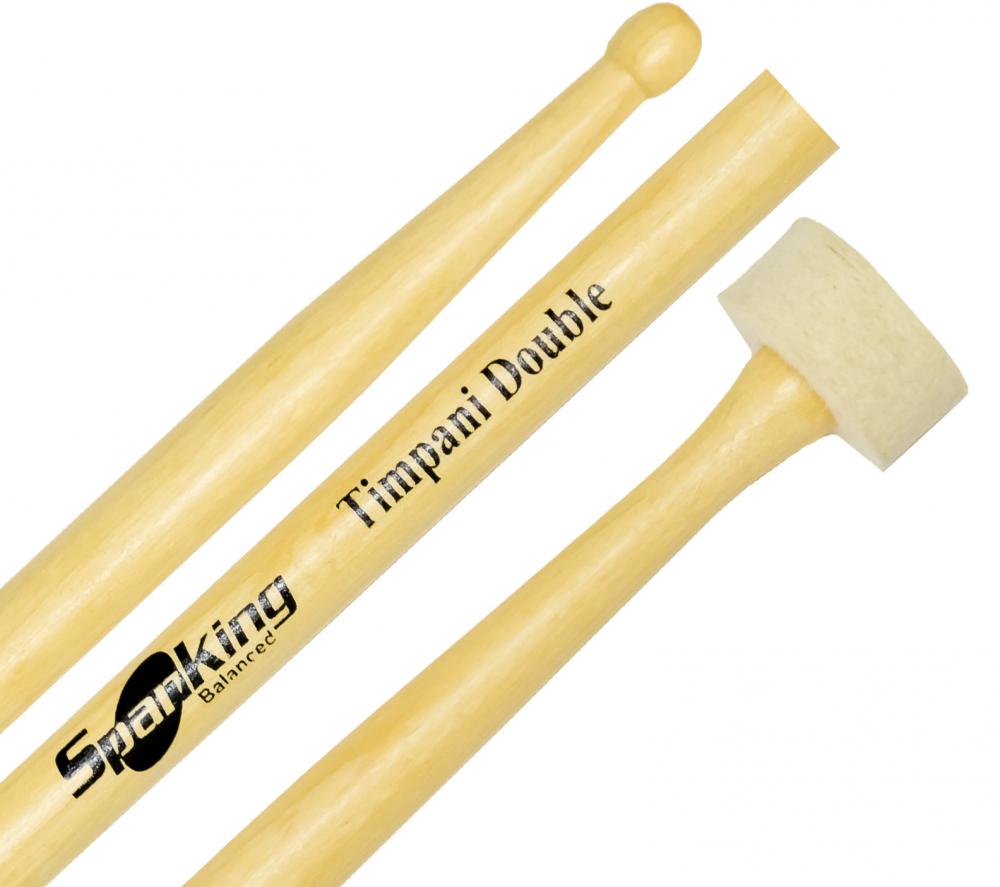 Baqueta Tipo Mallets Híbrida Spanking by Zellmer Linha Natural Timpani Double (4111)