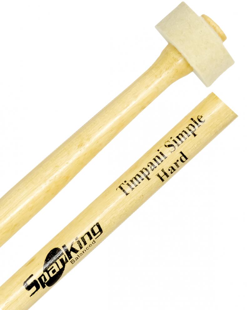 Baqueta Tipo Mallets Spanking by Zellmer Linha Natural Timpani Simple Hard (4112)