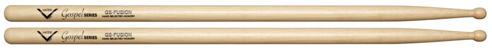 Baqueta Vater Gospel Series Fusion VGSFW em Hickory Made in USA padrão entre 5A e 5B mais comprida
