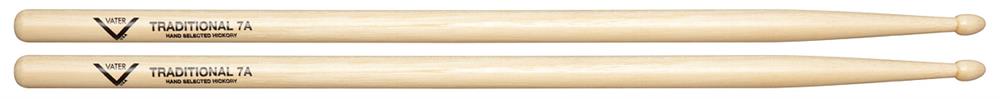 Baqueta Vater Traditional 7A VHT7AW (Padrão 7A Clássica) Made in USA