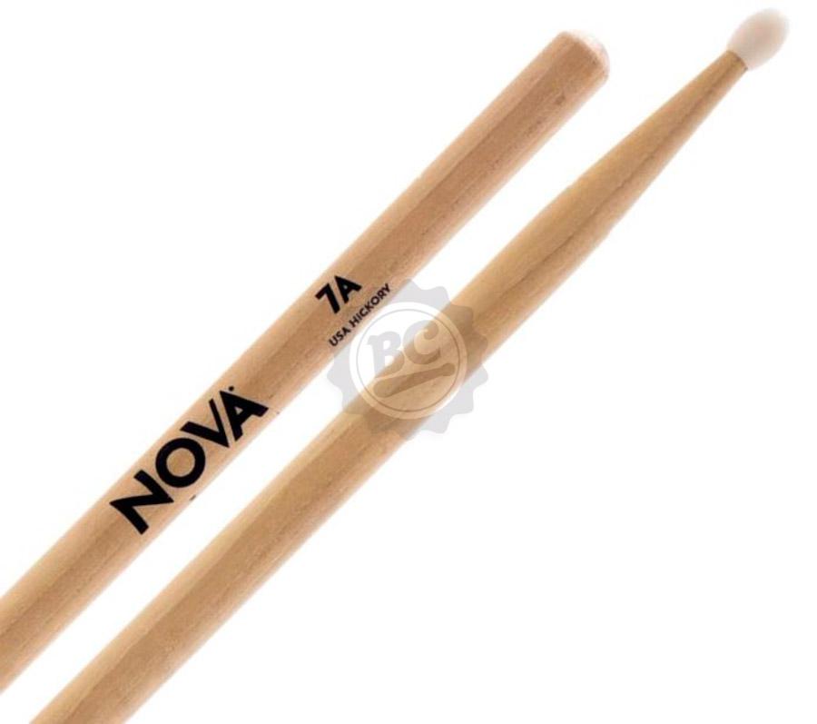 Baqueta Vic Firth Nova Series Nylon Padrão 7A Clássica com Ponta de Nylon (6096)