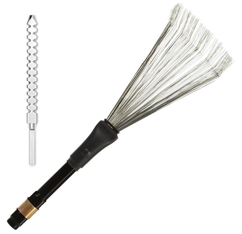 Batedor de Bumbo Ahead Switch Kick Wire Brush AHSKWB com maçaneta Shaft Assy Batedor + Top do Mundo