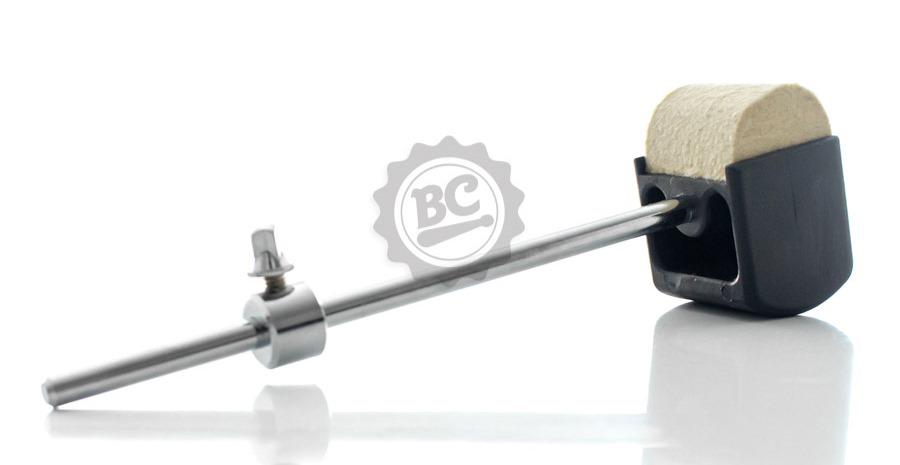 Batedor de Bumbo Bauer by Torelli BAU78 de Feltro e Fibra 2 Faces com Memória