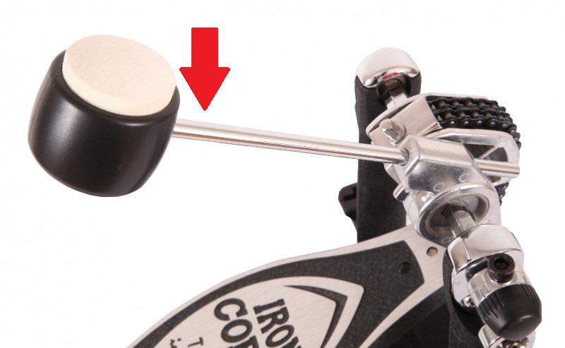 Batedor de Bumbo Tama Dual Sided Beater Felt DS30 de Feltro padrão Iron Cobra 600 e outras marcas (035254)